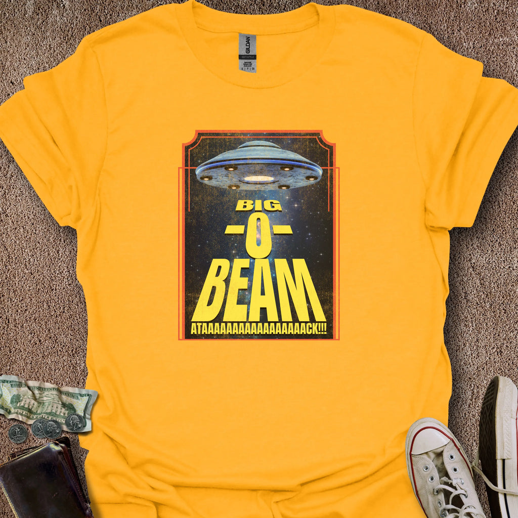 Printify T-Shirt Gold / S Big-o-Beam T-Shirt