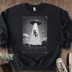 Printify Sweatshirt S / Black Big 'Ol Beam Sweatshirt