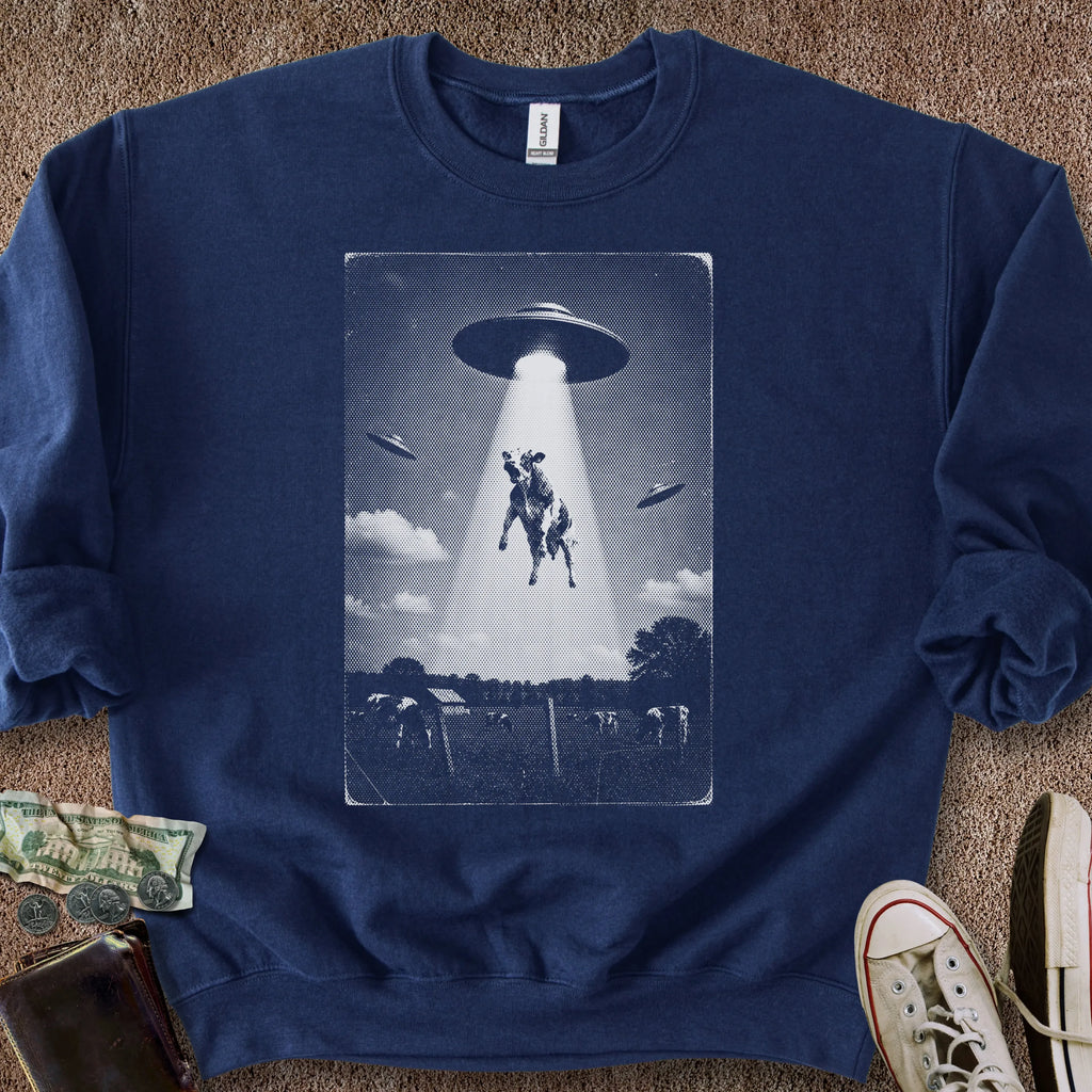 Printify Sweatshirt S / Navy Big 'Ol Beam Sweatshirt