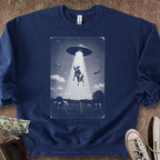 Printify Sweatshirt S / Navy Big 'Ol Beam Sweatshirt