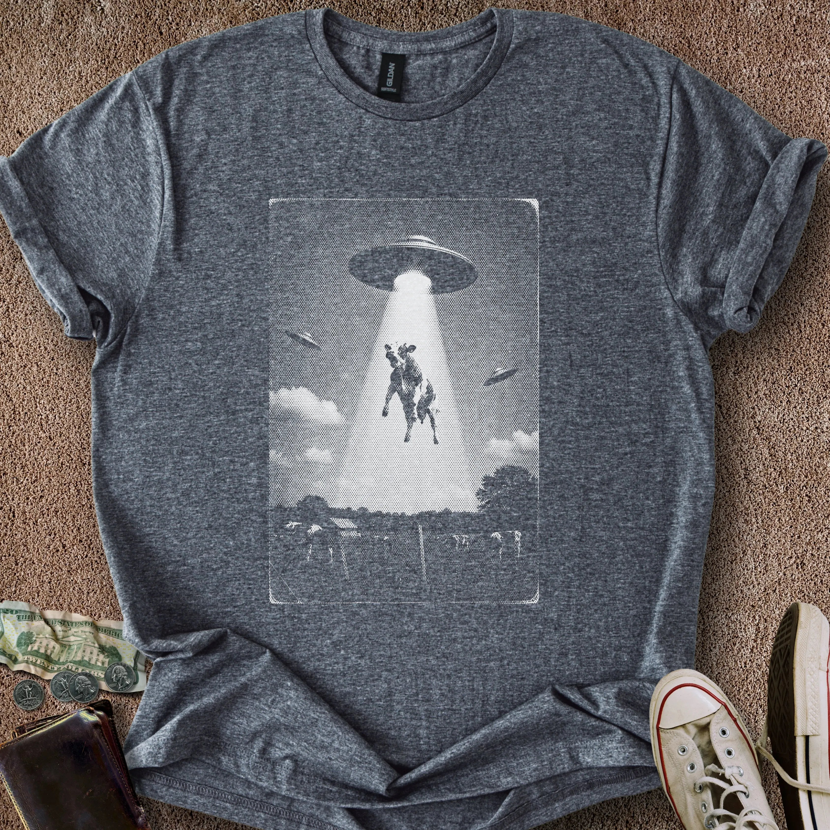 Printify T-Shirt Dark Heather / S Big Old Beam T-Shirt