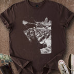 Printify T-Shirt Dark Chocolate / S Bigfoot Selfie T-Shirt