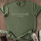 Printify T-Shirt Military Green / S Billionaire At Pinball T-Shirt