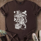 Printify T-Shirt Dark Chocolate / S Boom Balloon Cat T-Shirt