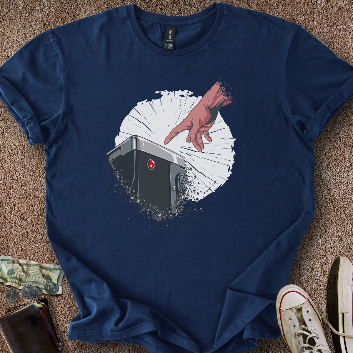 Printify T-Shirt Navy / S Boop T-Shirt