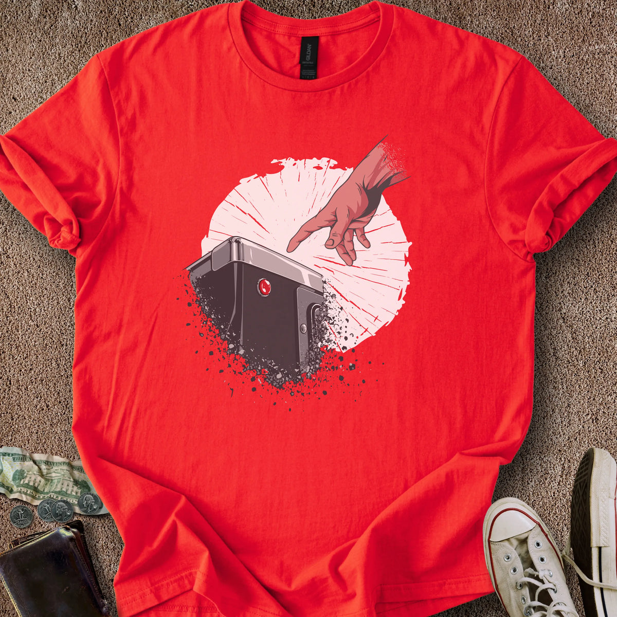 Printify T-Shirt Red / S Boop T-Shirt