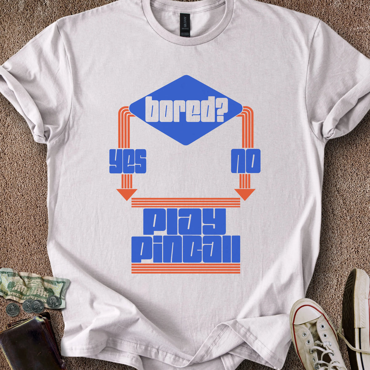 Printify T-Shirt Ice Grey / S Boredom Chart T-Shirt