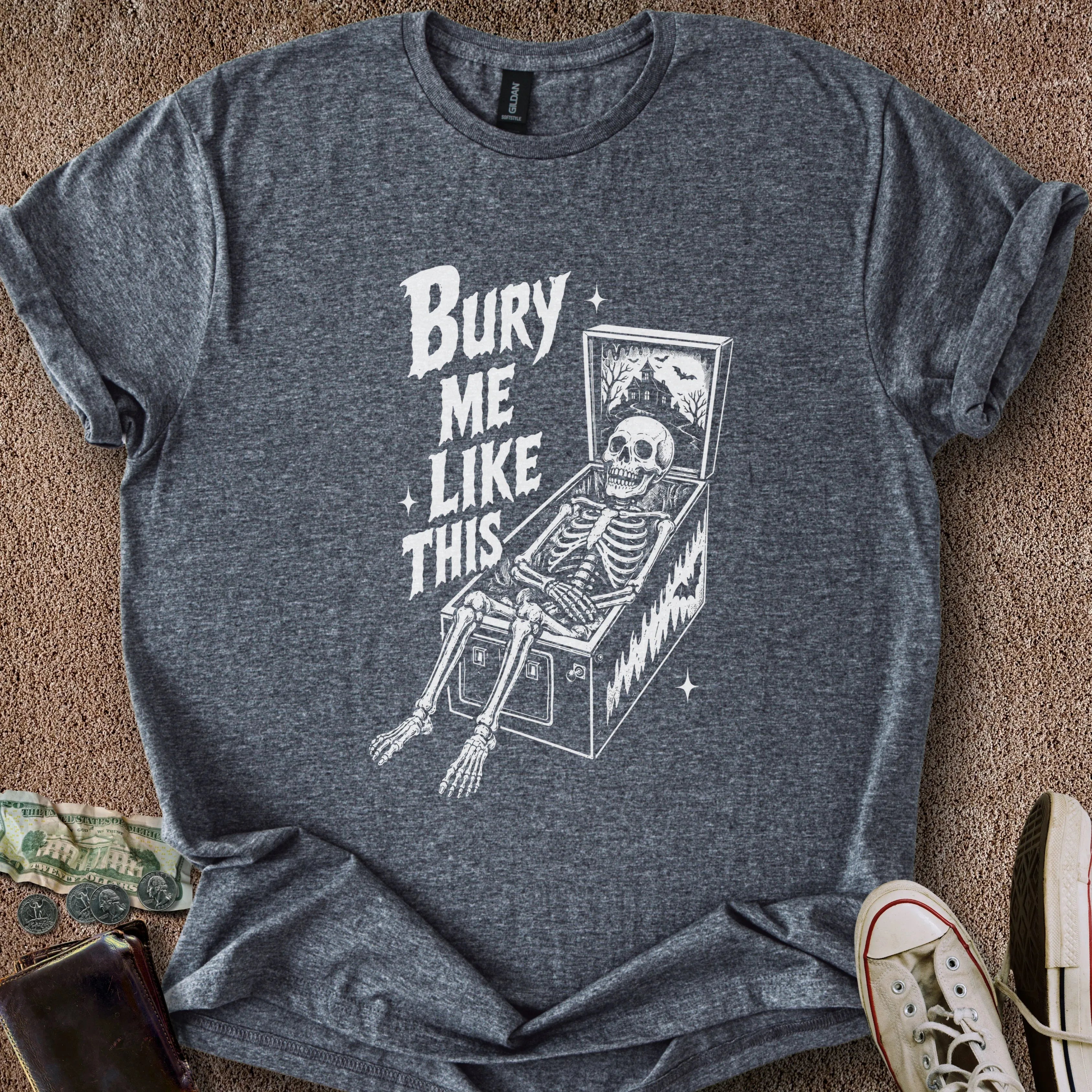 Printify T-Shirt Dark Heather / S Bury Me Like This T-Shirt