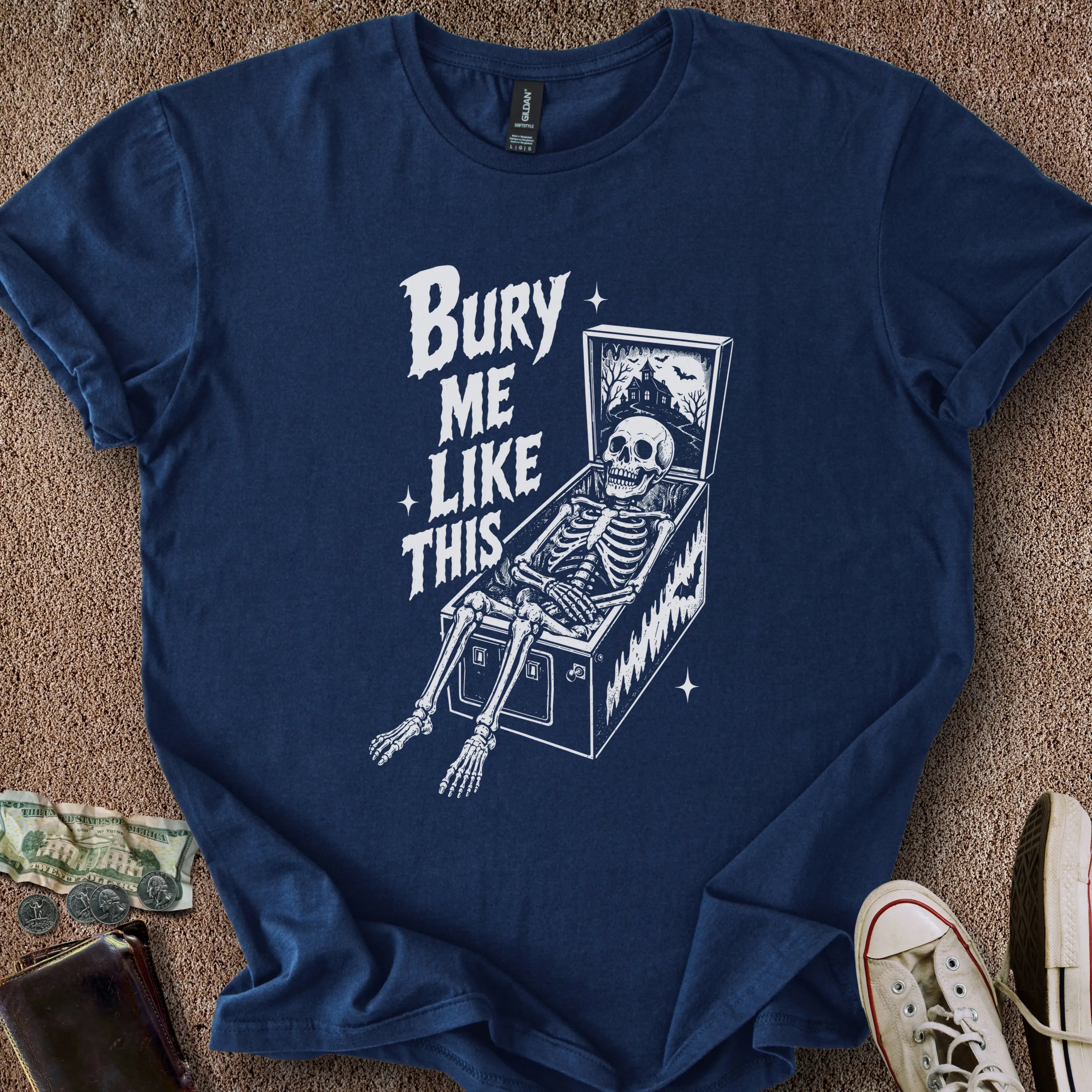 Printify T-Shirt Navy / S Bury Me Like This T-Shirt