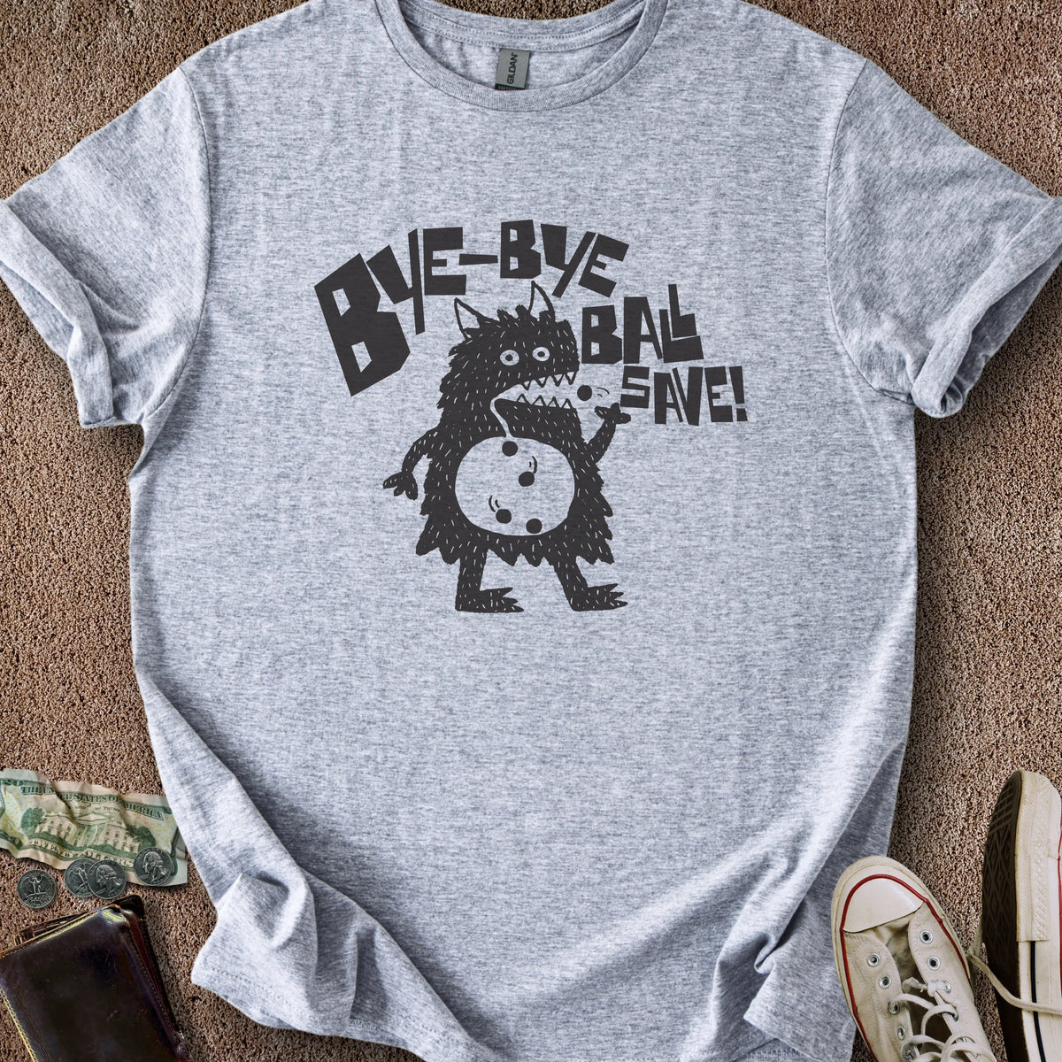 Printify T-Shirt Sport Grey / S Bye Ball Save T-Shirt