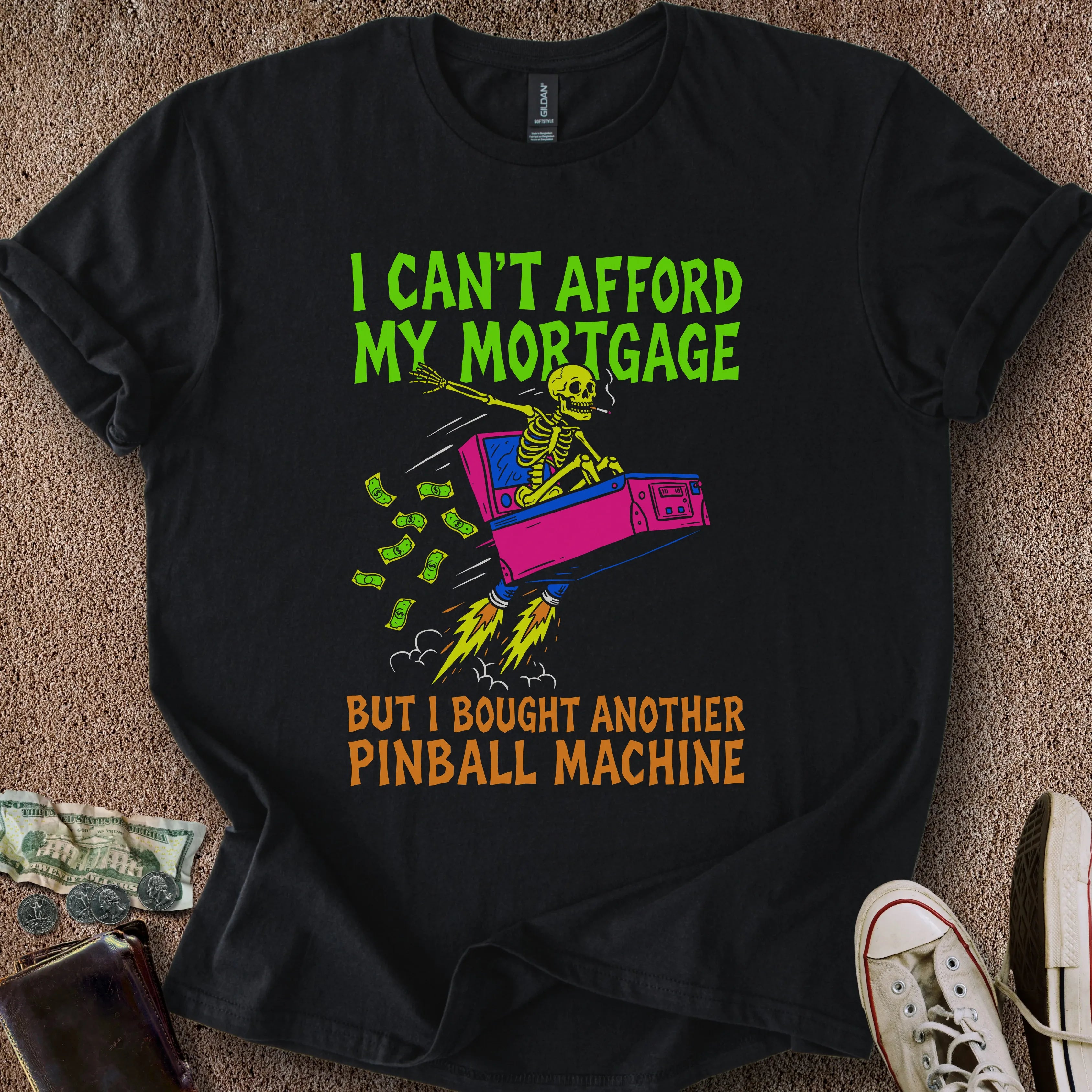 Printify T-Shirt Black / S Can't Afford My Mortgage T-Shirt