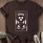 Printify T-Shirt Dark Chocolate / S Cat Playfield T-Shirt