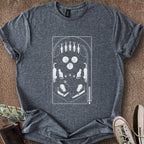 Printify T-Shirt Dark Heather / S Cat Playfield T-Shirt