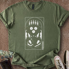 Printify T-Shirt Military Green / S Cat Playfield T-Shirt