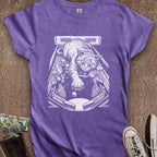 Printify T-Shirt S / Heather Purple Cat Playing Pinball Women's T-Shirt