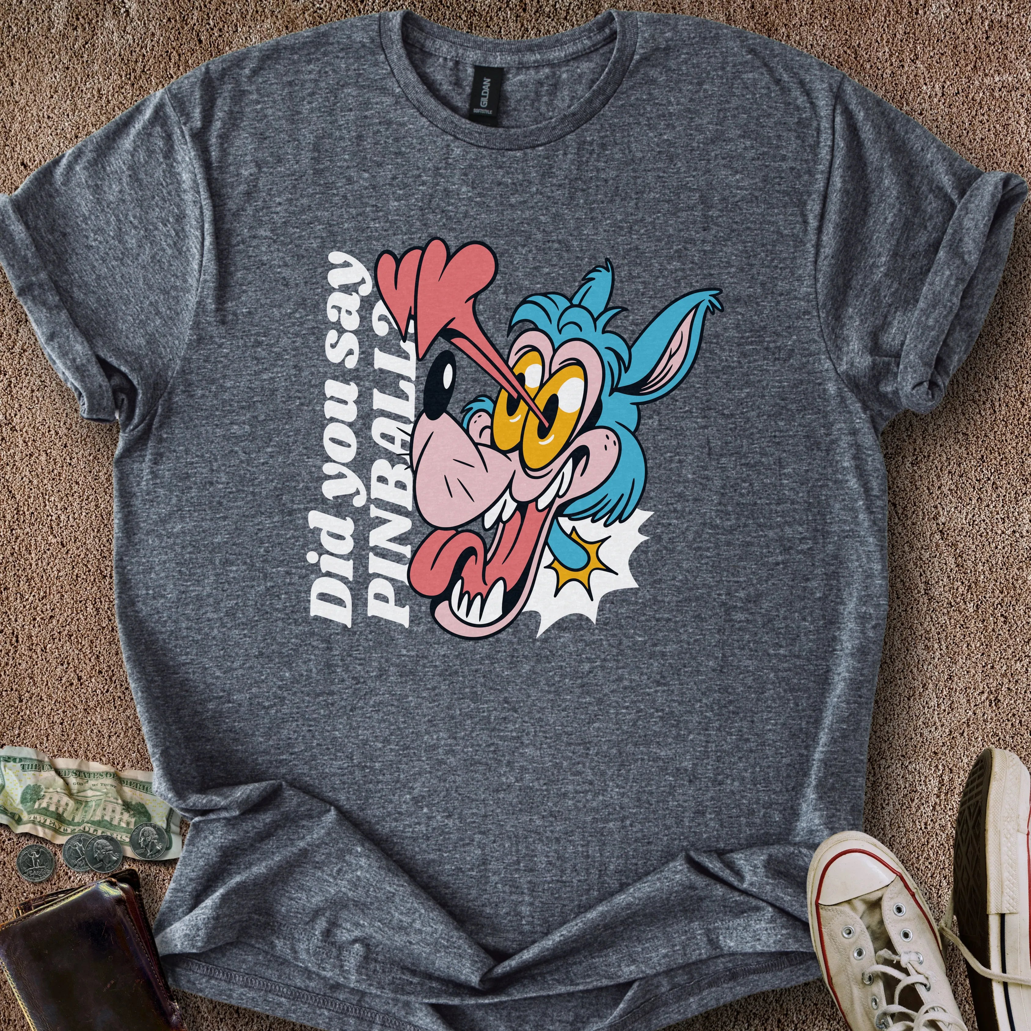 Printify T-Shirt Dark Heather / S Did You Say Pinball T-Shirt