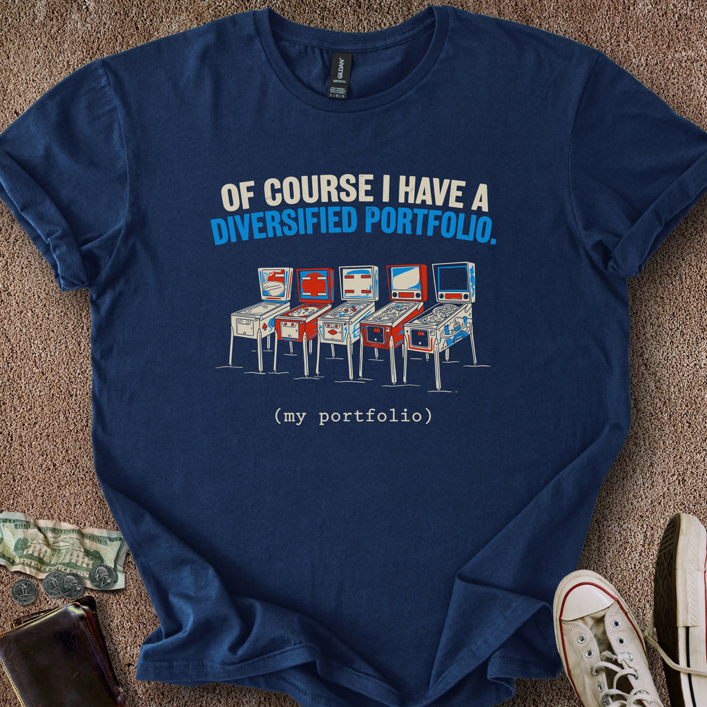 Printify T-Shirt Navy / S Diversified Portfolio T-Shirt