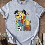 Printify T-Shirt Sport Grey / S Dog Soccer T-Shirt