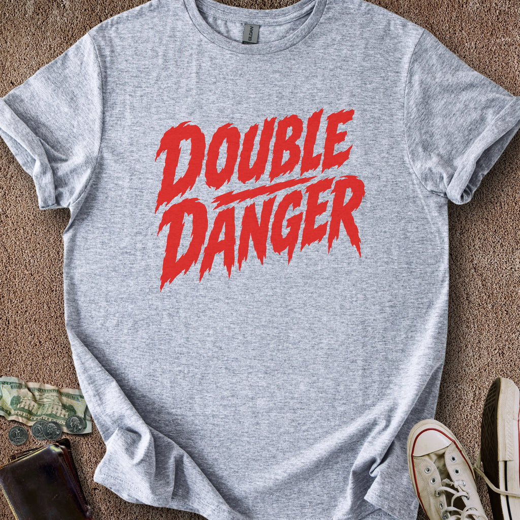 Printify T-Shirt Sport Grey / S Double Danger T-Shirt