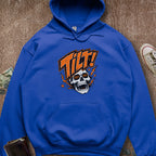 Printify Hoodie Royal / S Double Danger Tilt Hoodie