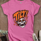 Printify T-Shirt S / Azalea Double Danger Tilt Skull Women's T-Shirt