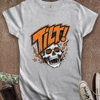 Printify T-Shirt S / Sport Grey Double Danger Tilt Skull Women's T-Shirt