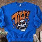Printify Sweatshirt S / Royal Double Danger Tilt Sweatshirt