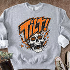 Printify Sweatshirt S / Sport Grey Double Danger Tilt Sweatshirt