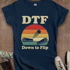Printify T-Shirt S / Navy Down to Flip Women's T-Shirt