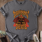 Printify T-Shirt Charcoal / S Draining Devil T-Shirt