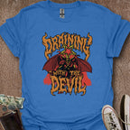 Printify T-Shirt Heather Royal / S Draining Devil T-Shirt