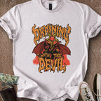 Printify T-Shirt Ice Grey / S Draining Devil T-Shirt