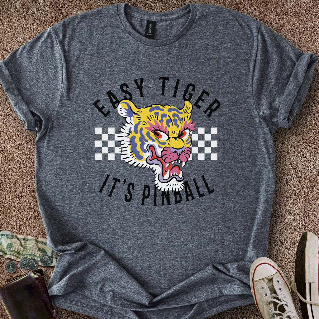 Printify T-Shirt Dark Heather / S Easy Tiger T-Shirt