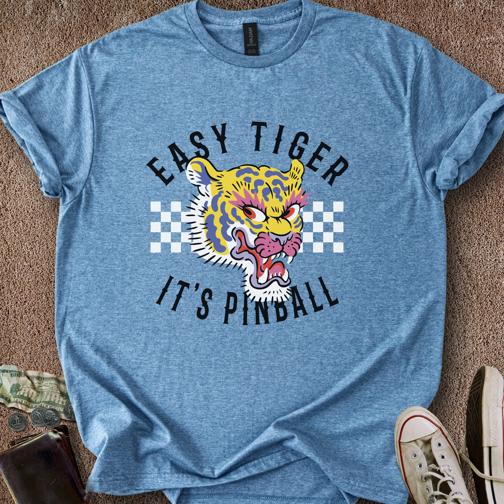 Printify T-Shirt Heather Indigo / S Easy Tiger T-Shirt