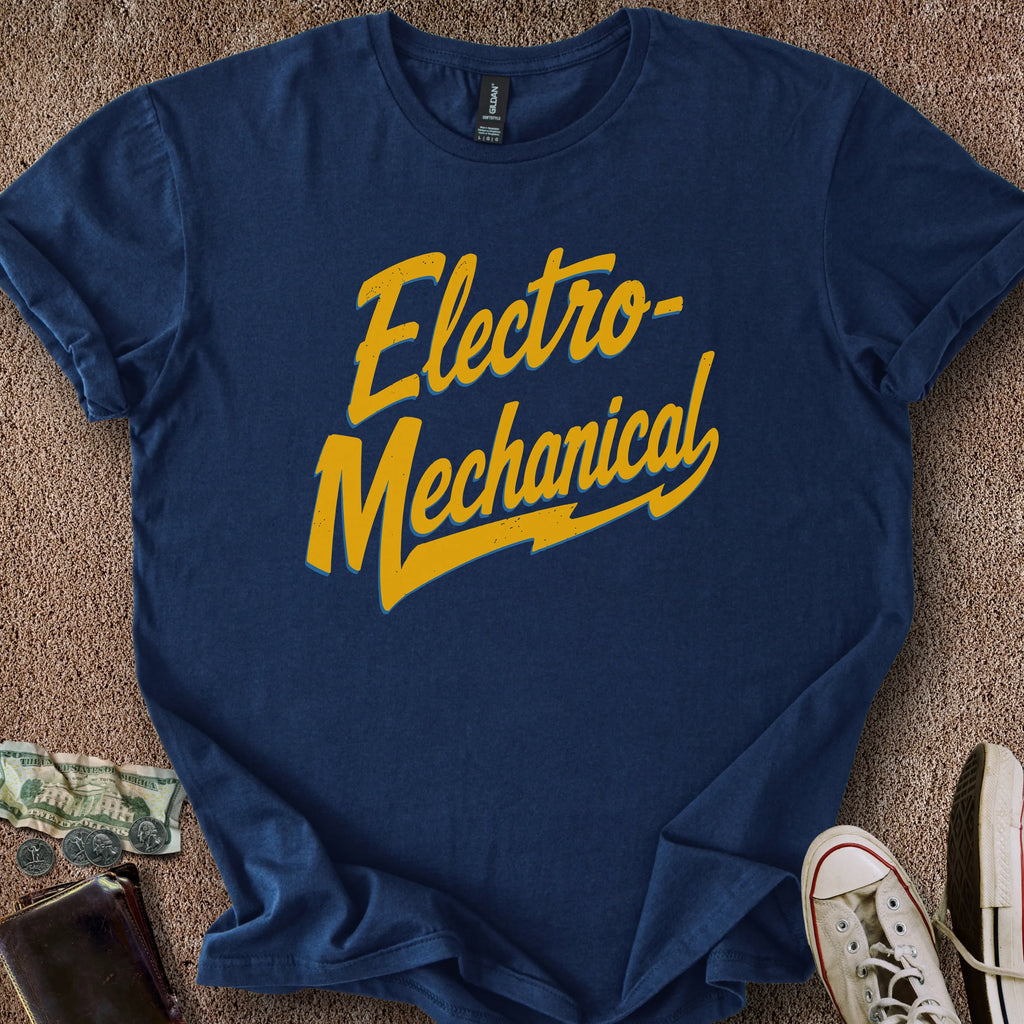 Printify T-Shirt Navy / S Electromechanical T-Shirt