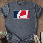 Printify T-Shirt Dark Heather / S Female Pinball Sports Logo T-Shirt
