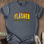 Printify T-Shirt Flasher T-Shirt