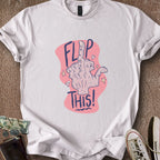 Printify T-Shirt Ice Grey / M Flip This T-Shirt