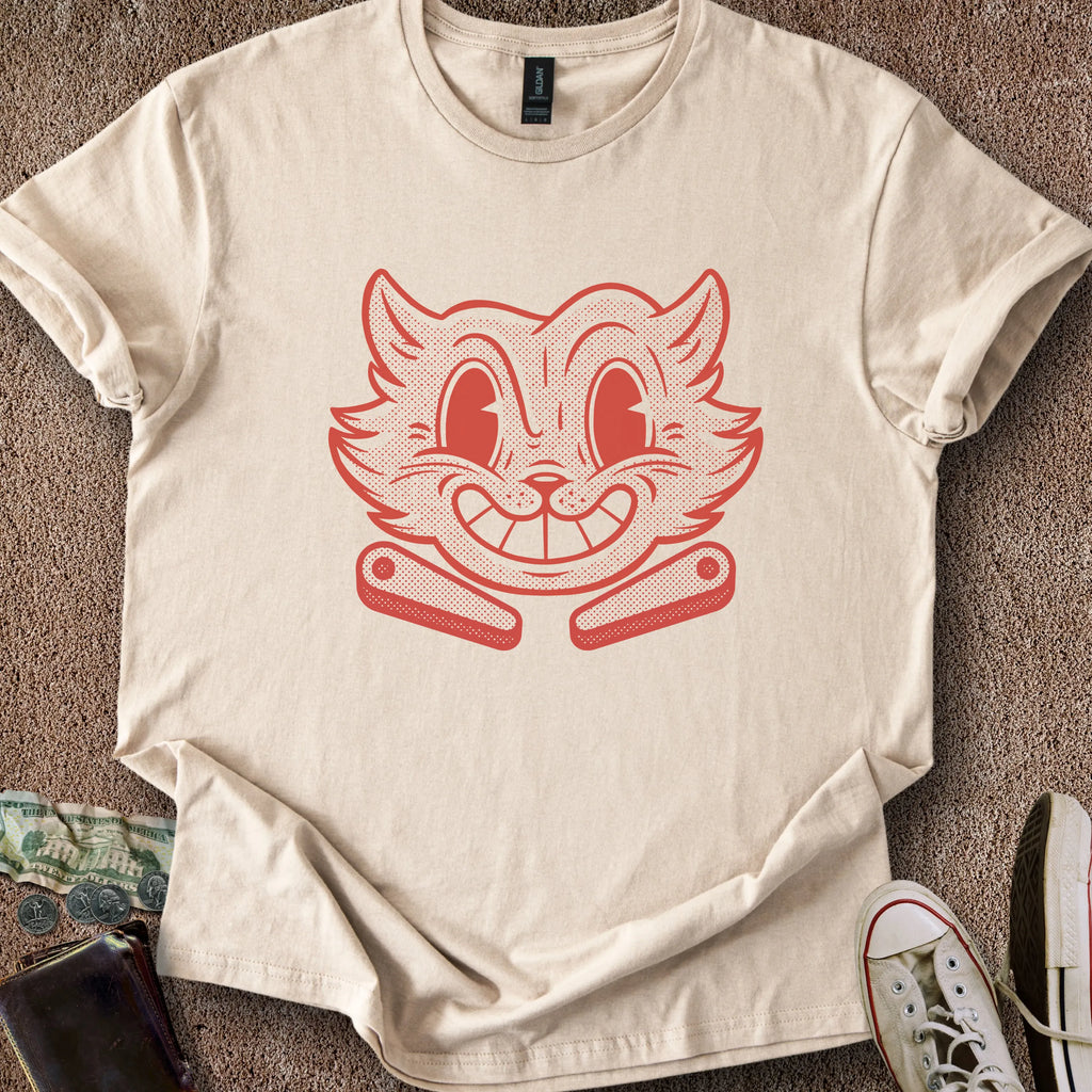 Printify T-Shirt Sand / S Flipper Cat T-Shirt
