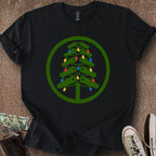 Printify T-Shirt Black / M Flipper Christmas Tree T-Shirt
