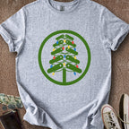 Printify T-Shirt Sport Grey / M Flipper Christmas Tree T-Shirt