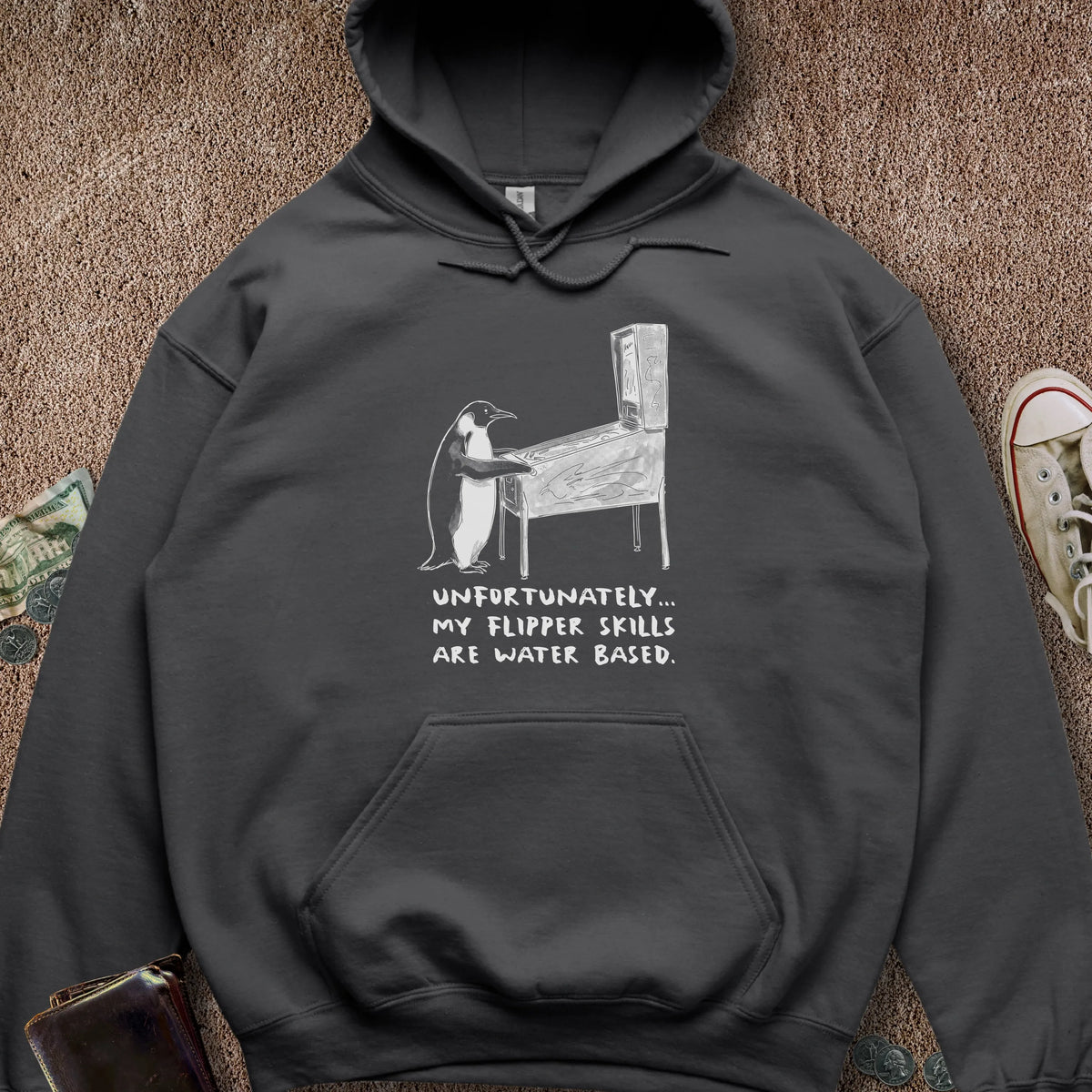 Printify Hoodie Charcoal / S Flipper Skills Hoodie
