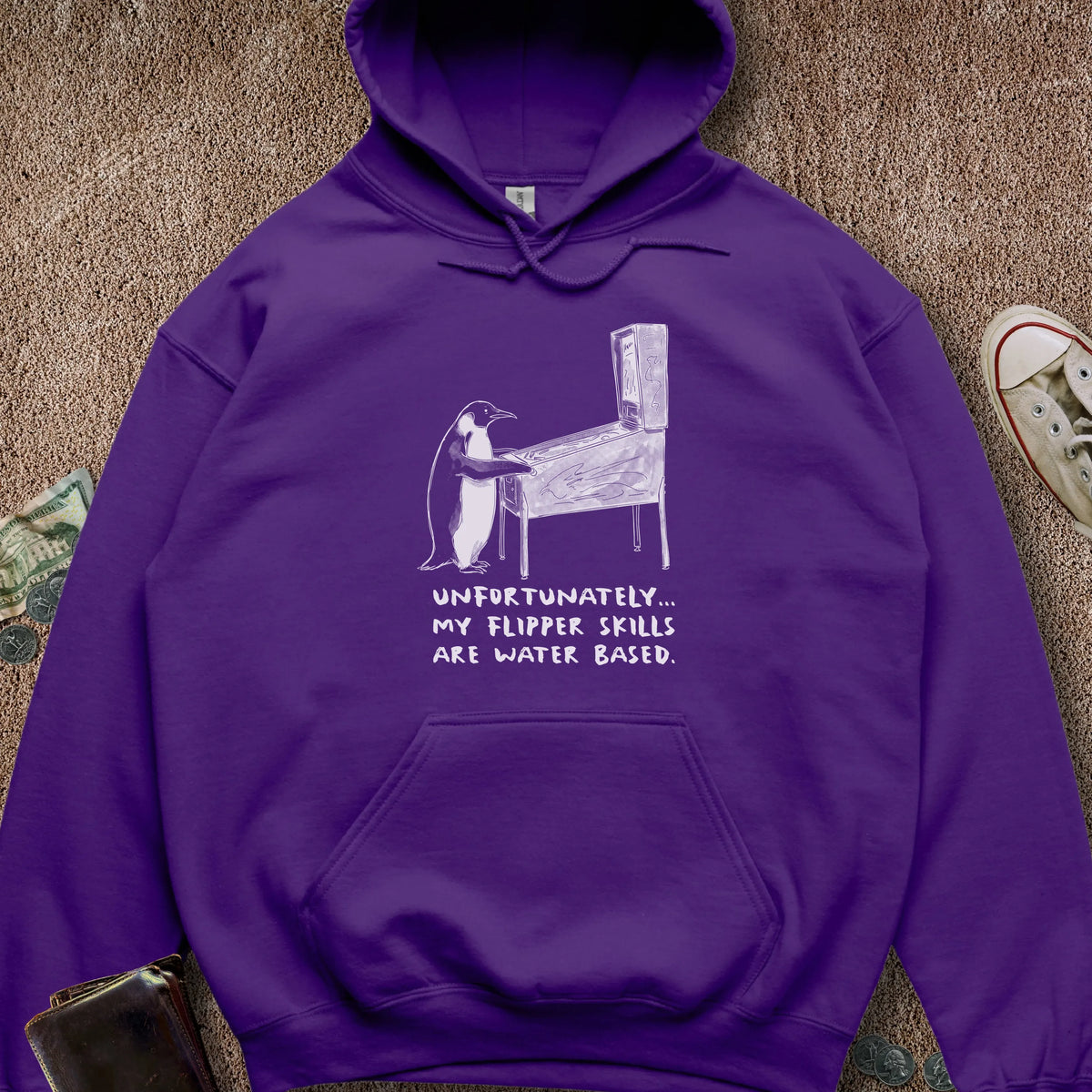 Printify Hoodie Purple / S Flipper Skills Hoodie