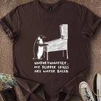 Printify T-Shirt Dark Chocolate / S Flipper Skills T-Shirt