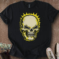 Printify T-Shirt Black / S Flipper Skull T-Shirt