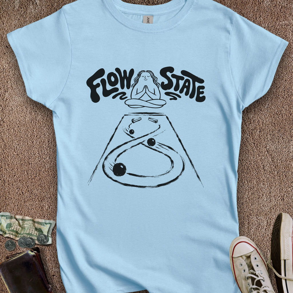 Printify T-Shirt S / Light Blue Flow State Women's T-Shirt