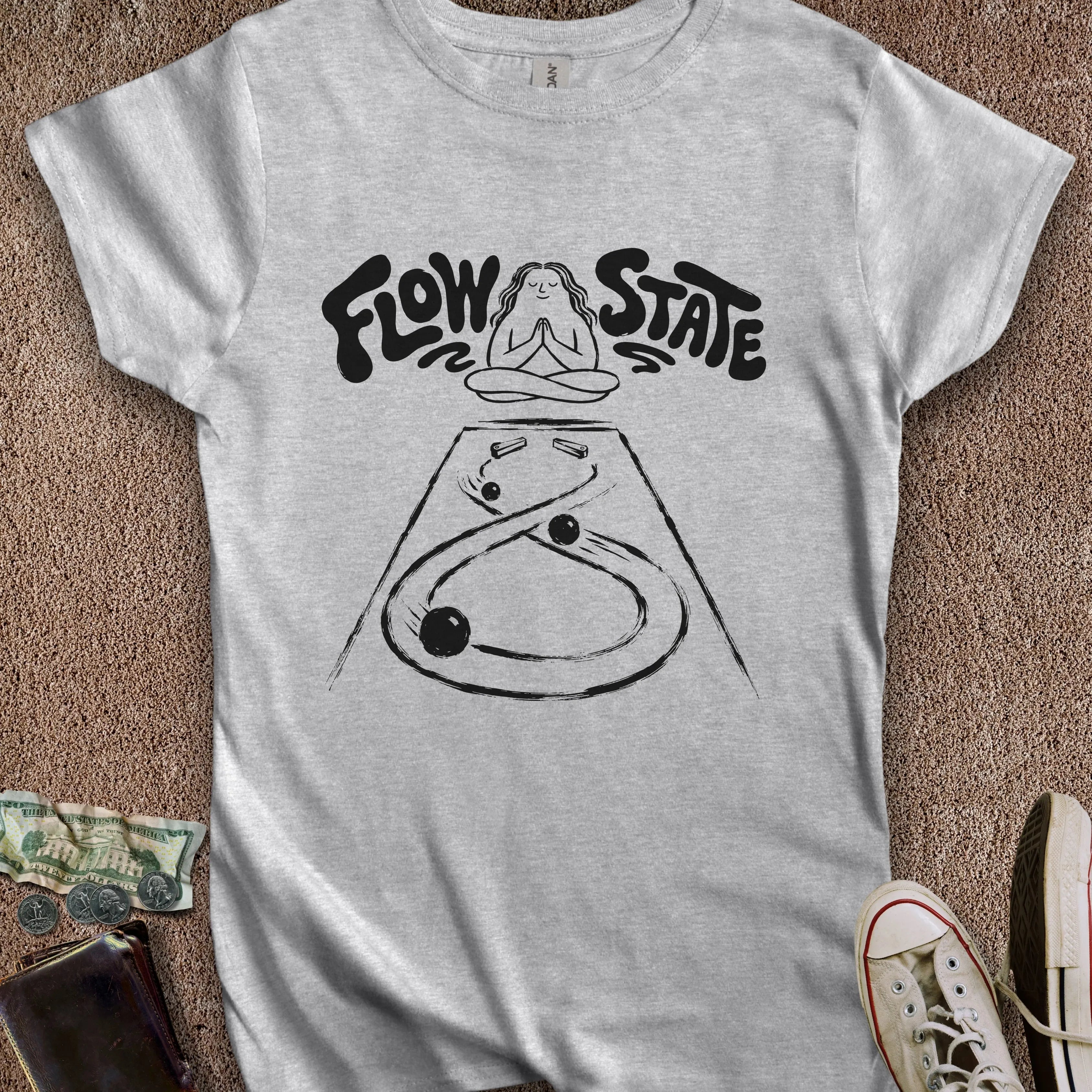 Printify T-Shirt S / Sport Grey Flow State Women's T-Shirt
