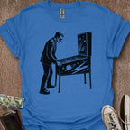 Printify T-Shirt Heather Royal / S Frankenstein Plays Pinball T-Shirt