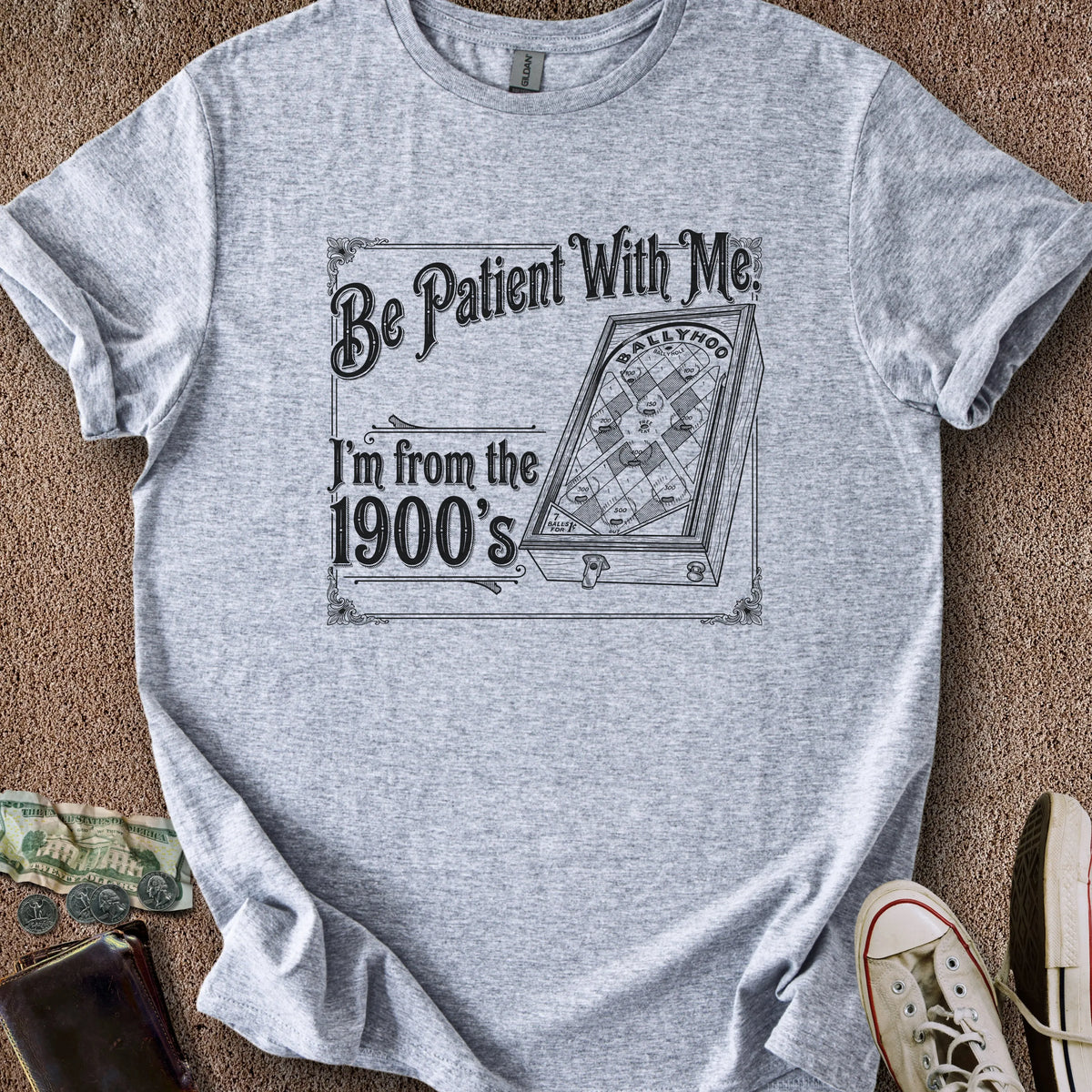 Printify T-Shirt Sport Grey / S From the 1900's T-Shirt