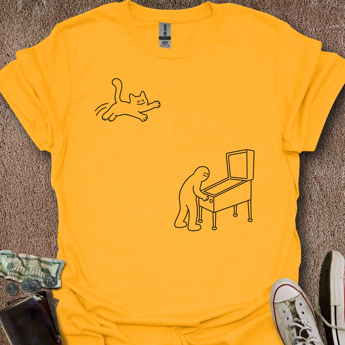 Printify T-Shirt Gold / S Game Interrupted T-Shirt